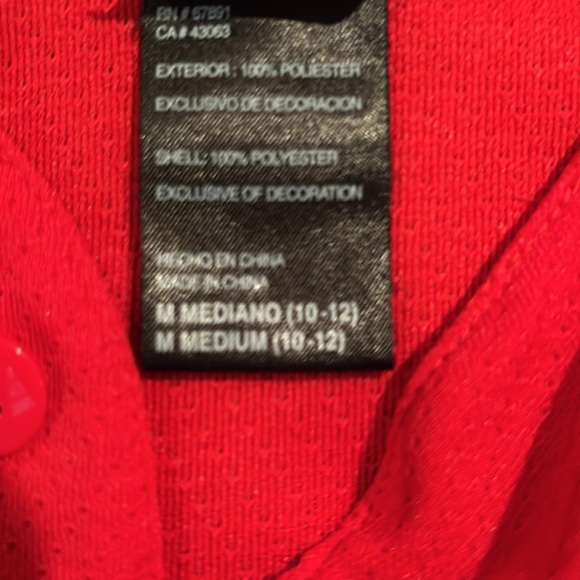 St Louis Cardinals Youth Medium (10-12) Jersey - Picture 2 of 4